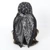 Satin Square Scarf Women Muslim Hijab Elegant  Print Silk Neckerchief Shawl Wraps Headband Handle Hair Accessories Bandana