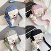Canvas Small Crossbody Bag For Women With Mobile Pocket And Color Blocking Design For Daily Use