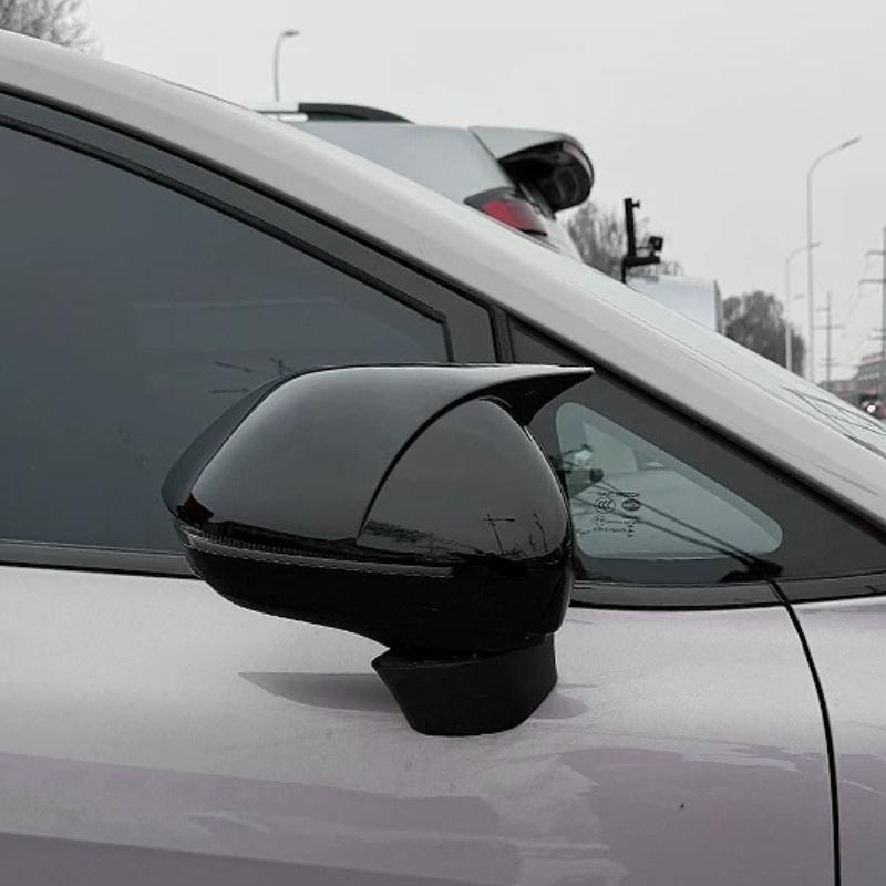 Rearview Mirror Cover Horn Case for MG 4 MG4 Decor Side Rear Mirror Shell Cap Car Styling Mirror Protector Exterior Accessories