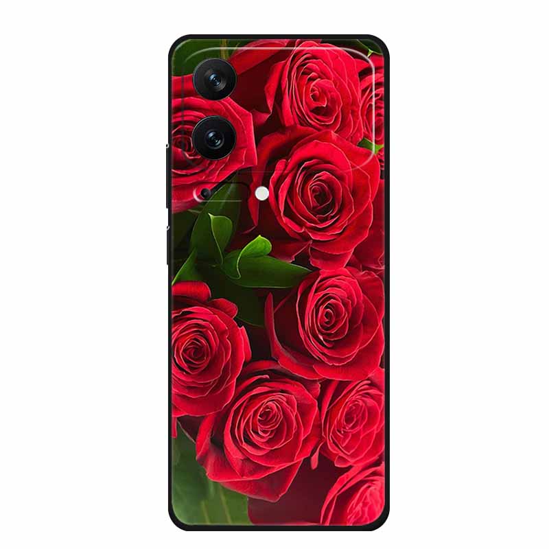 Чехол для телефона Xiaomi 17 Pro 2025, модные цветы, черный силикон TPU, мягкий чехол-бампер для Xiaomi Mi 17 Pro Max, задняя крышка, корпус