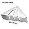 Miter Square Bend Resistant 22.5/45/90 Degree 5/8/10 Inch Metric Tool for Wood Cutting Positioning Work