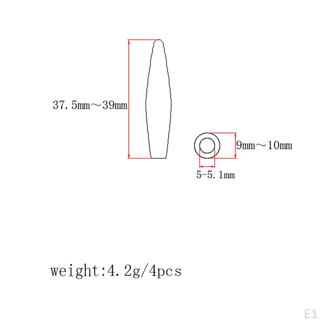 4 Pieces Tremolo Arm Tips Caps for Electric Guitar Replacement Parts