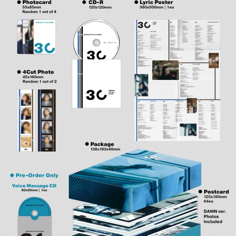 Sungjin   1st Regular Album  Postcard Ver. 
