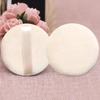 Goupu Hand-held Puff: 60mm Ribbon-style Dry Powder Puff for Setting Makeup with Loose Powder.
