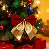 50Pcs Christmas Decor Christmas Tree Bow 5.5CM Red Velvet Bow Xmas Tree Ornaments Home New Year 2026 Home Decoration Mini Bows