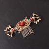 Hair Combs Butterfly Tassel Bridal Wedding Jewelry Set Chinese Style Crown Hair Stick Earrings