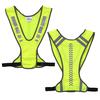 High Visibility Safety Vest Outdoor Sports Running Cycle Reflective Vest with Pocket