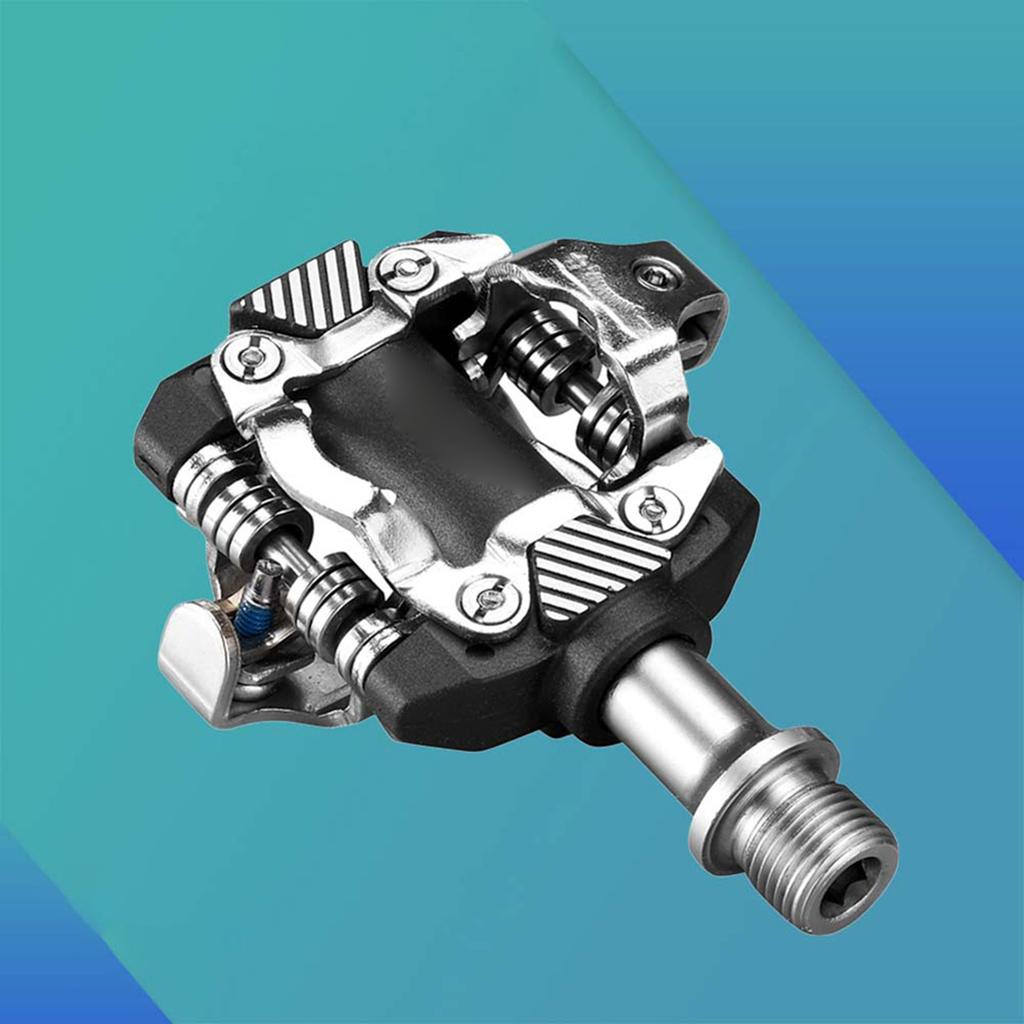 Педали для горного велосипеда с герметичными подшипниками, контактные педали, легкие педали SPD с двойной платформой, 9/16 дюйма для горного велосипеда