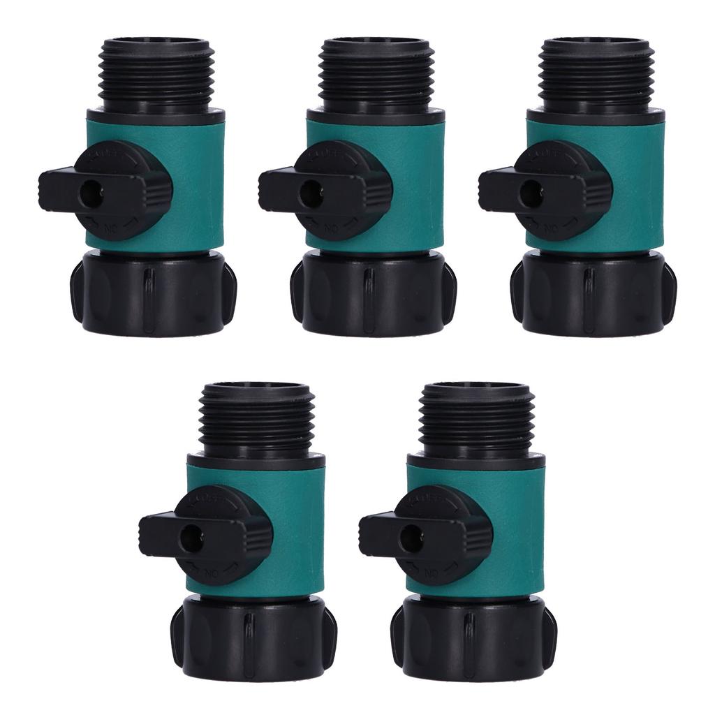 5 шт. быстроразъемный адаптер для распылителя воды с внутренней и внешней резьбой клапан для орошения G3/4 дюйма