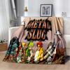Classic Retro Game Metal Slug Gamer Soft Plush Blanket,Flannel Blanket Throw Blanket for Living Room Bedroom Bed Sofa Picnic Kid
