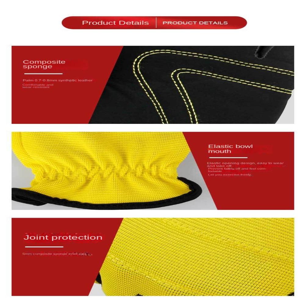 1 пара черных защитных перчаток для сварки из коровьей кожи, прочные кожаные принадлежности для пайки и готовки