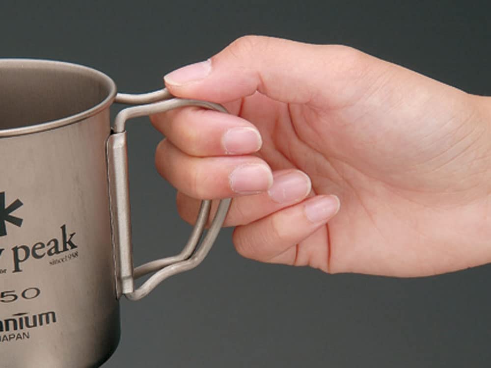 Snow Peak Кружка титановая двойная 300 со складной ручкой [емкость 300 мл] MG-052FHR