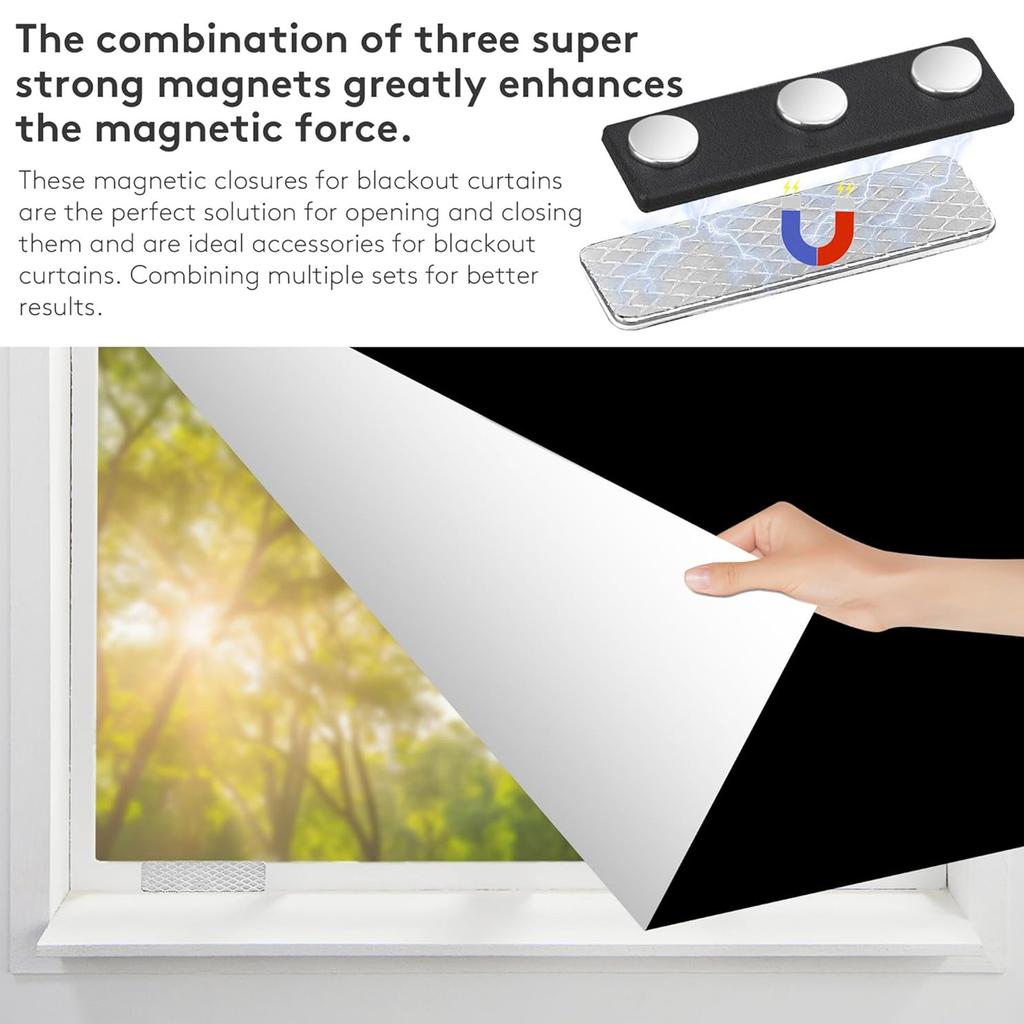 Набор из 10 магнитных зажимов для штор для горизонтальных штор с клейкой задней стороной, липкие держатели-стяжки, держатель для карточек/именных бирок