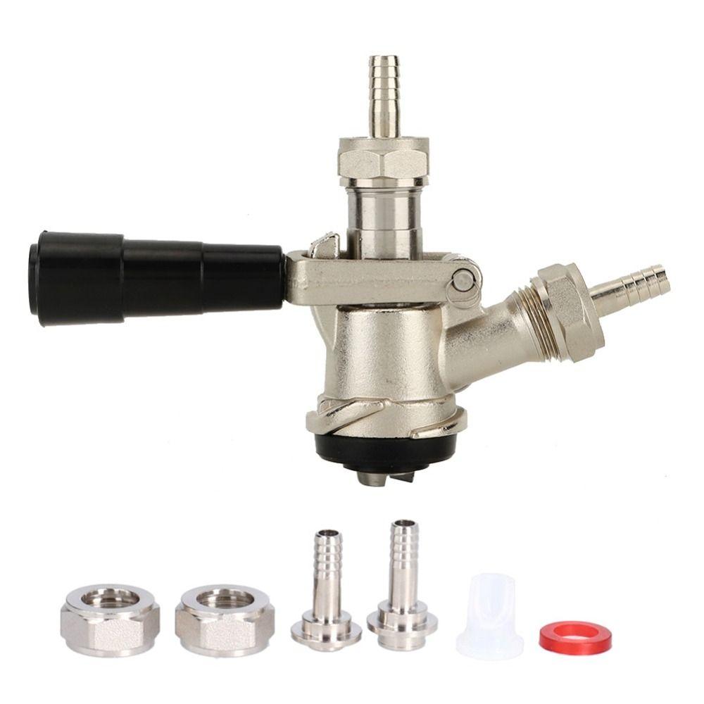 7 piece Hose Clamp Safety Pressure Relief Valve Keg Coupler D System  US Domestic Beer