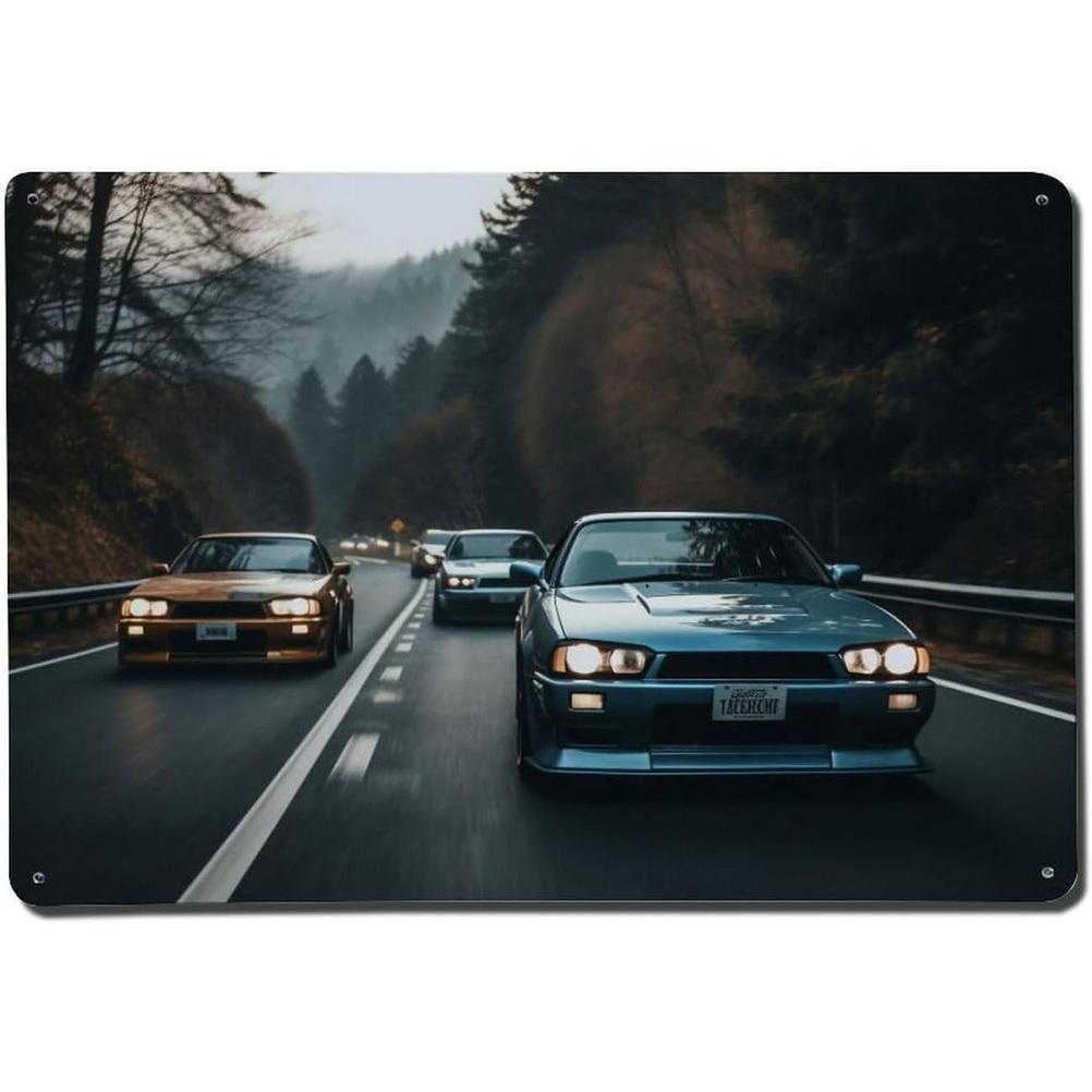 Автомобильные металлические жестяные знаки, классические автомобили, настенные украшения, таблички, винтажные художественные постеры, картины из железа для Man Cave, дома, кафе, сада, клуба, бара