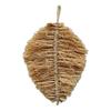 Japanese Styles Wall Art Handcrafted Dried Grass Raffia Leaf Hanging Ornament For Home Living Room Bedroom Decoration