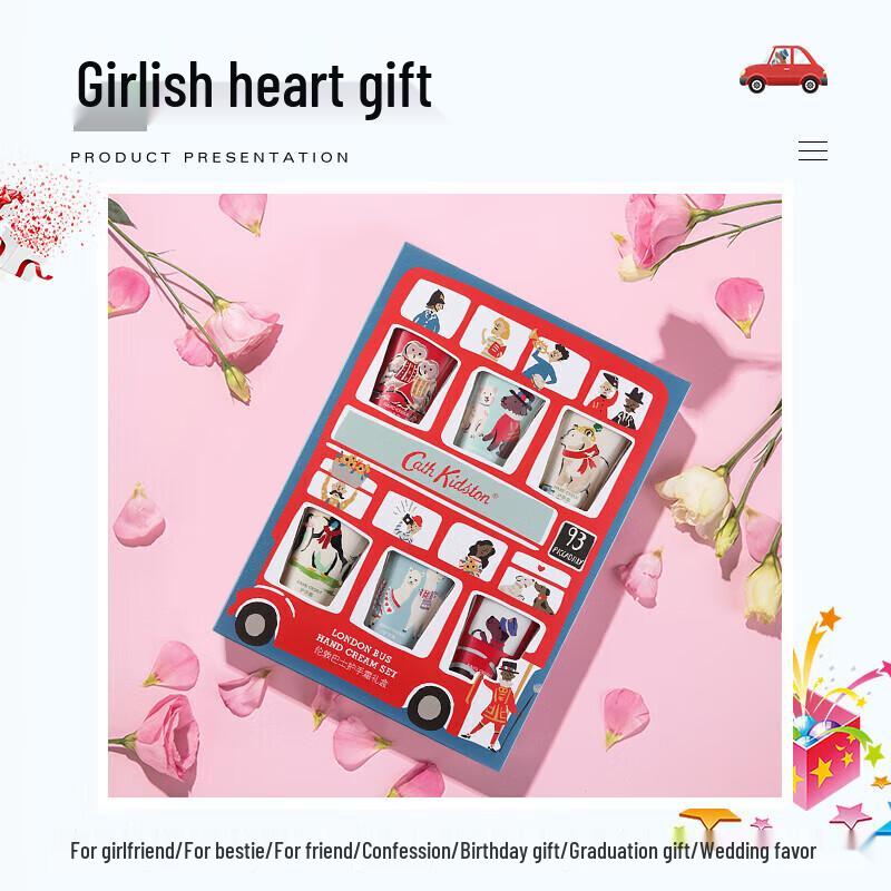 Cath Kidston Hand Cream Gift Set, 6 x 50g