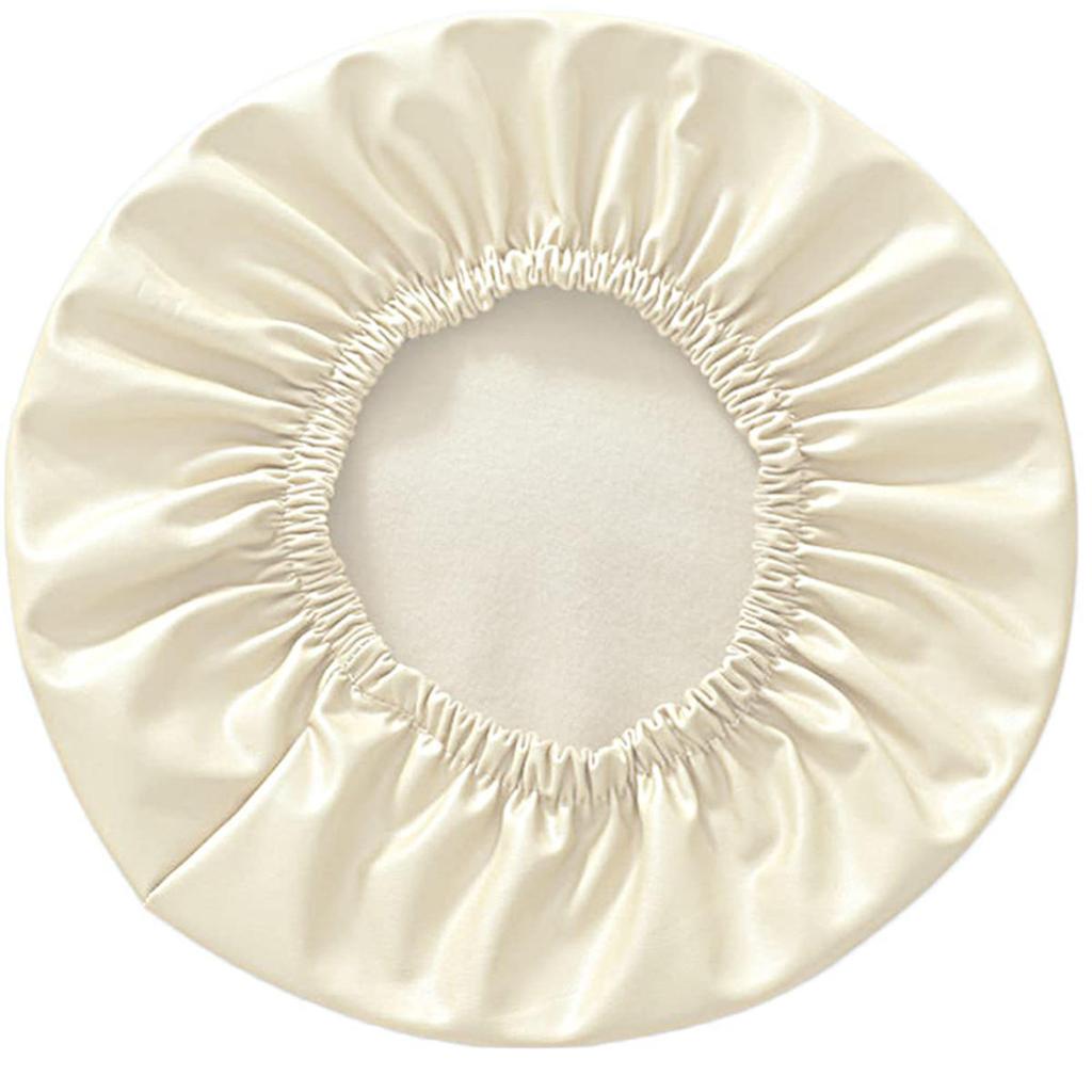 Простой чехол для табурета Барный чехол для круглого поворотного стула Универсальный чехол для сиденья Чехол для стула для кофейни Однотонные накладки