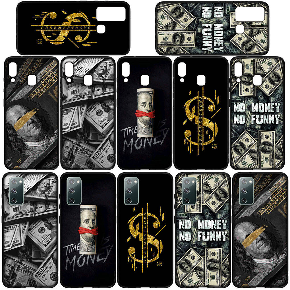 for Samsung Galaxy S25 S24 S23 S22 Ultra FE Plus A17 A37 A57 A56 A55 A06 A16 A15 A36 A35 A05 A25 A54 A34 Phone Case Wallpaper Money 100 Dollars Cover