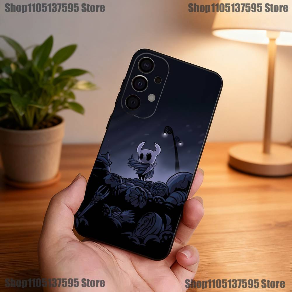 H-Hollow Knight Silksong Phone Case For Samsung S25,S24,S21,S22,S23,S30,Ultra,S20,Plus,Fe,Lite,5G Black Cover