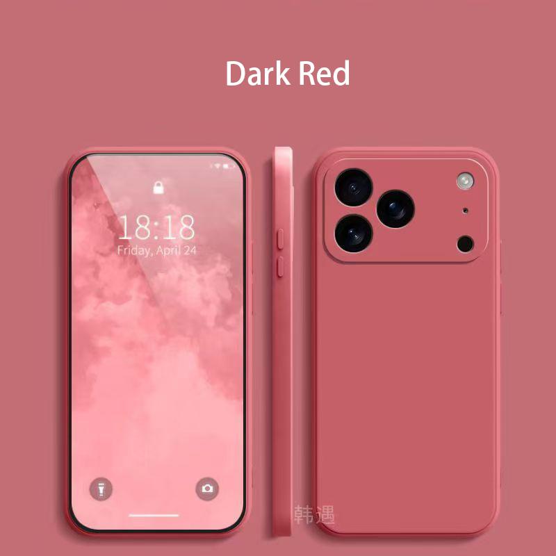 Ударопрочный чехол из ТПУ для iPhone 17 16 Pro Max Для iPhone 17Air 16 15 14 Pro Чехол Жидкий силикон Оригинальный ТПУ Защитный чехол 13Pro