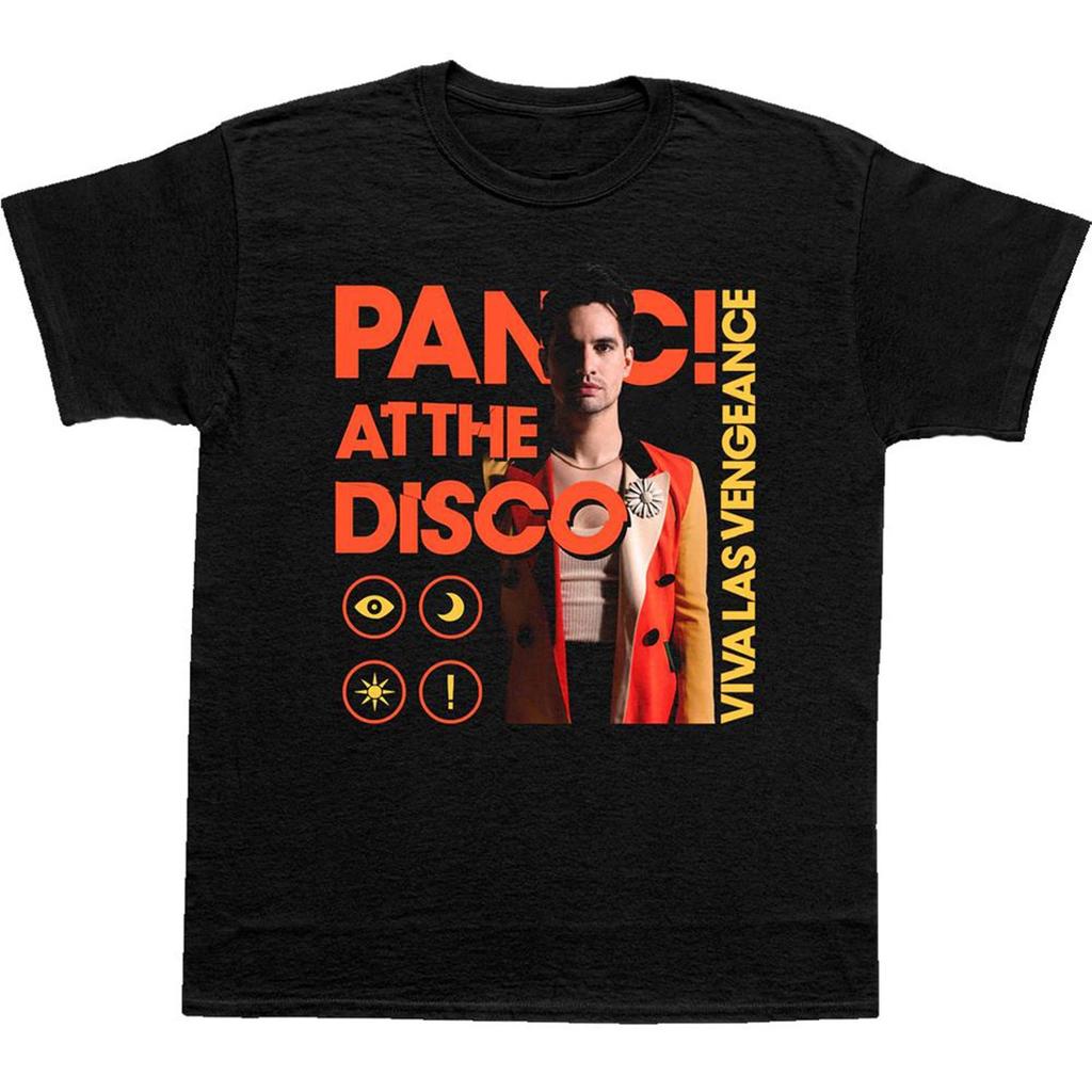 Men's Panic! At The Disco Stacked Photo T-shirt XX-Large Black