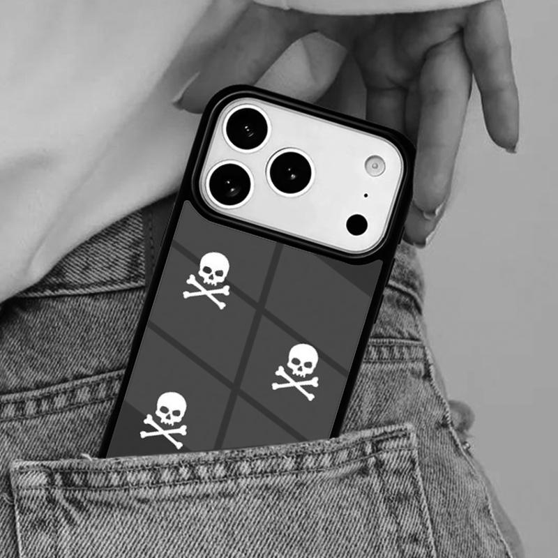 Чехол для телефона «Череп с глазами-алмазами» для iPhone 17ProMax 12 13 14 15 16e 17 Pro Max Plus Air Cover