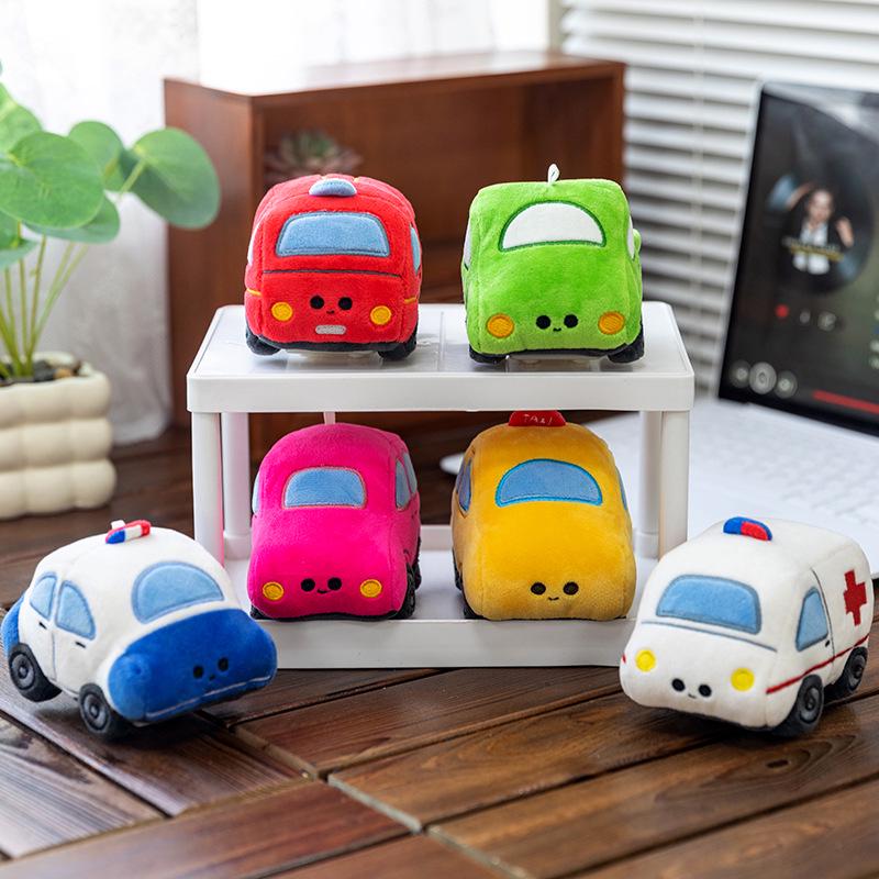 Original Cute 3D Cartoon Plush Roller Skating Car Toy - Mini Doll Figure Gift for Children