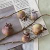 11 Искусственных веток граната из фруктов Пластиковые Ручная работа Пенопластовые ветки фруктов Элегантный Реалистичный Симулятор плода граната