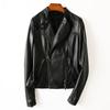 Новая женская куртка из искусственной кожи, короткая кожаная куртка