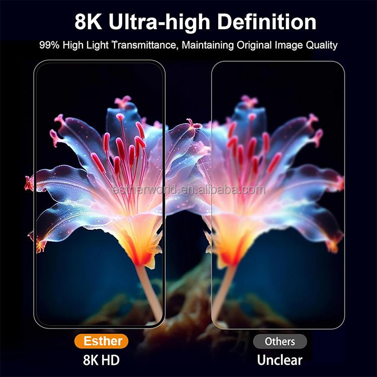 9H 35KG Press No Broken Super Strong High Quality Electroplating Anti-Fingerprint 2.5D Tempered Glass for 13 Screen Protector