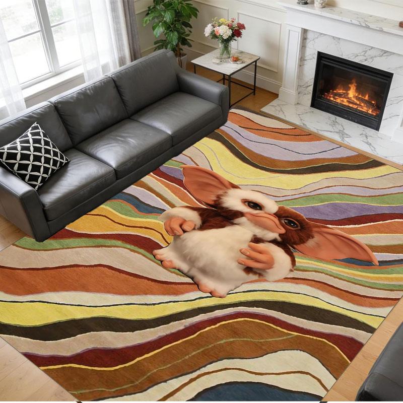 Crystal Velvet Rug Soft Non Slip Indoor Floor Mat Home DecorGremlins Gizmo
