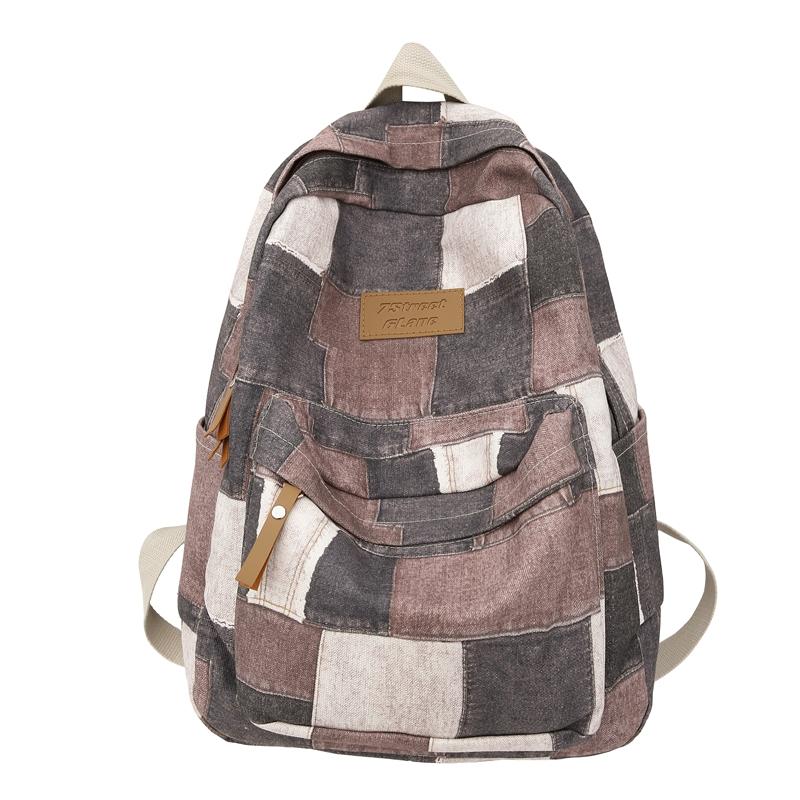 Джинсовый рюкзак женский школьный рюкзак для учащихся средней школы мужской