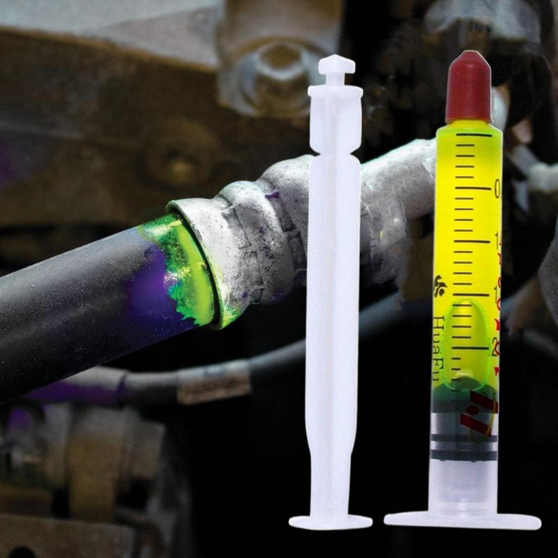 R134a Маслоутечка Хладагента Ремонтный Агент Автомобильный Кондиционер Масло Флуоресцентный Детектор Ремонтный Агент Закупоривающий Агент Утечка 2.5/60мл
