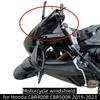 Motorcycle windshield front windshield front fairing deflector Air Reflector for Honda CBR 400 500 R CBR400R CBR500R -