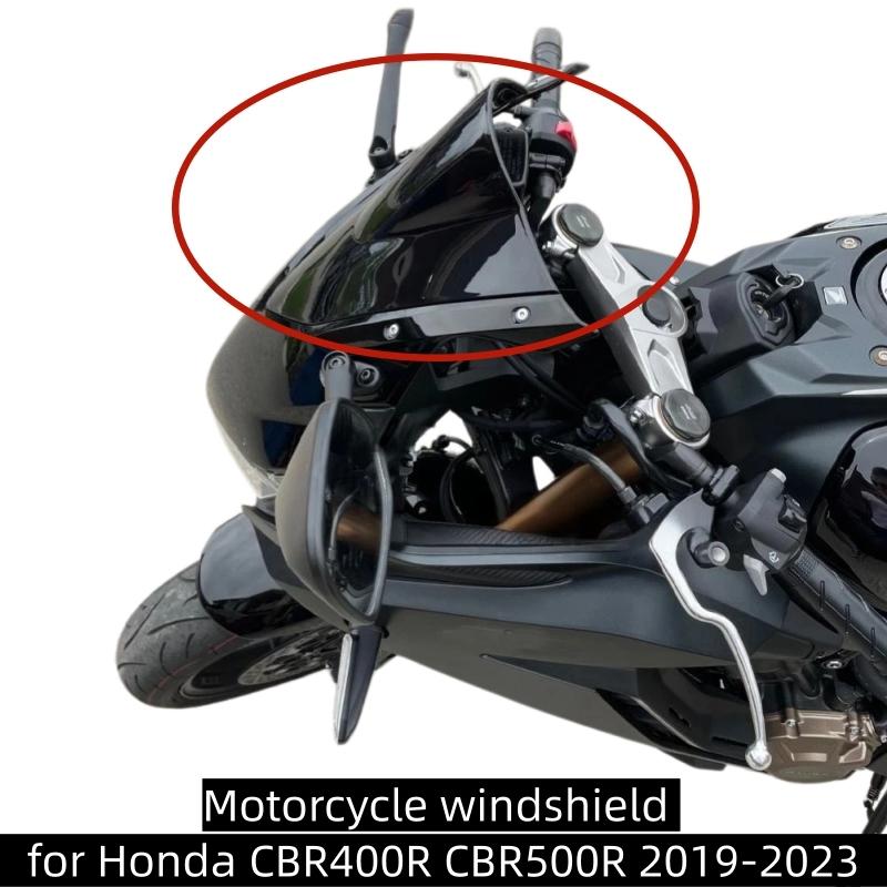 Motorcycle windshield front windshield front fairing deflector Air Reflector for Honda CBR 400 500 R CBR400R CBR500R -
