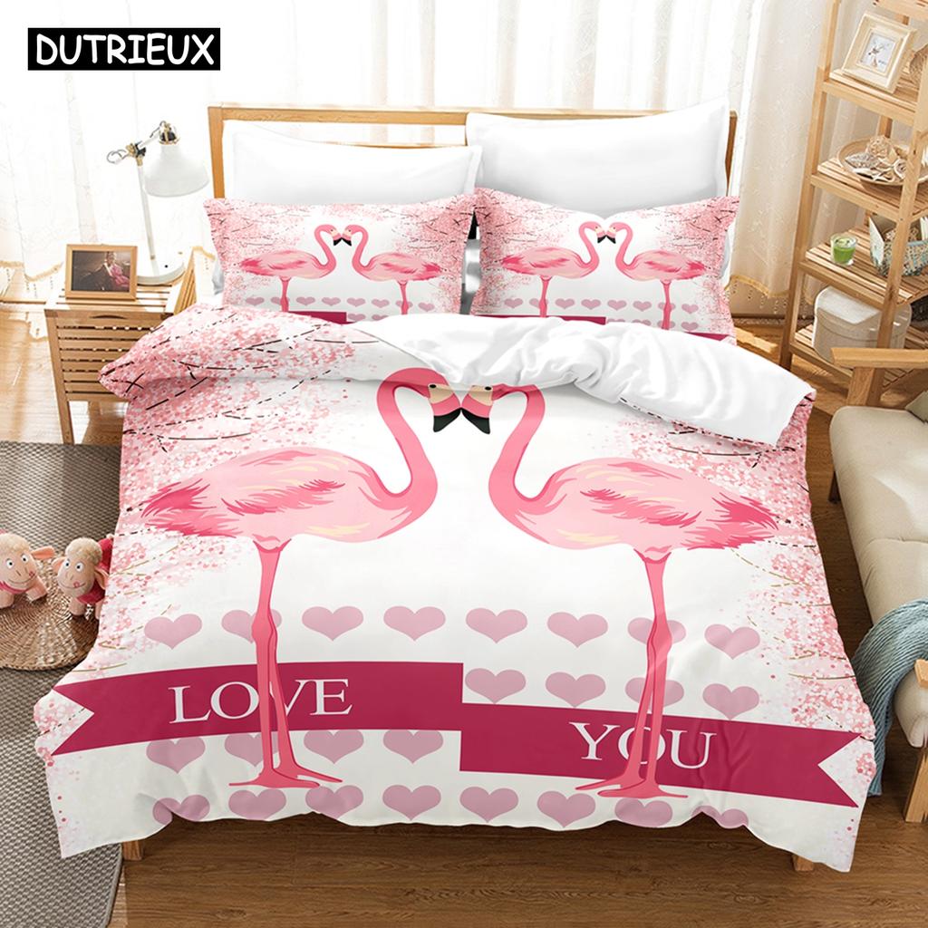 New 3D Plum Blossom Sakura Bedding Sets Duvet Cover With Pillowcase  Children  Twin Full Queen King Bedclothes