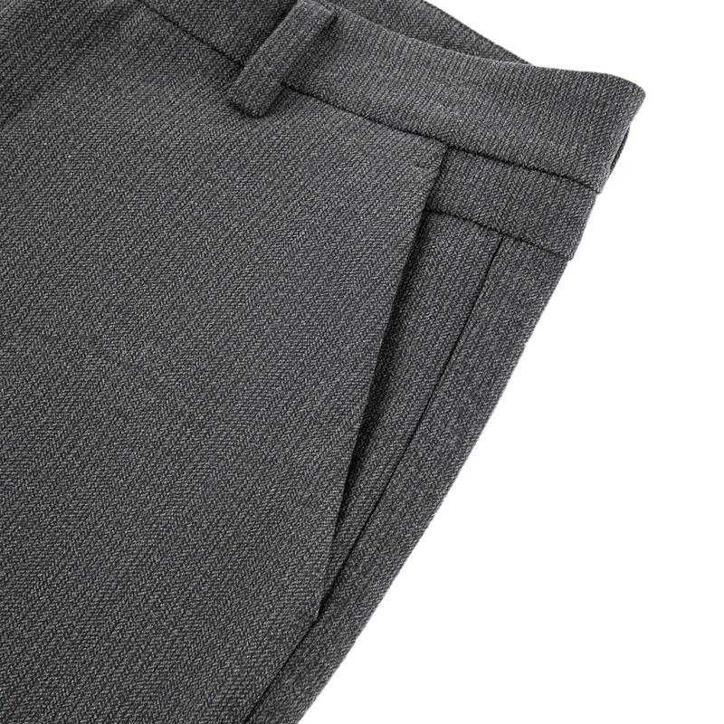 Seven Мужские двусторонние вязаные брюки в стиле business casual с начесом