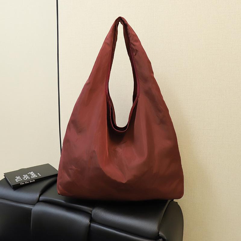 Складная большая сумка-тоут U-образной формы из водонепроницаемого полиэстера для покупок