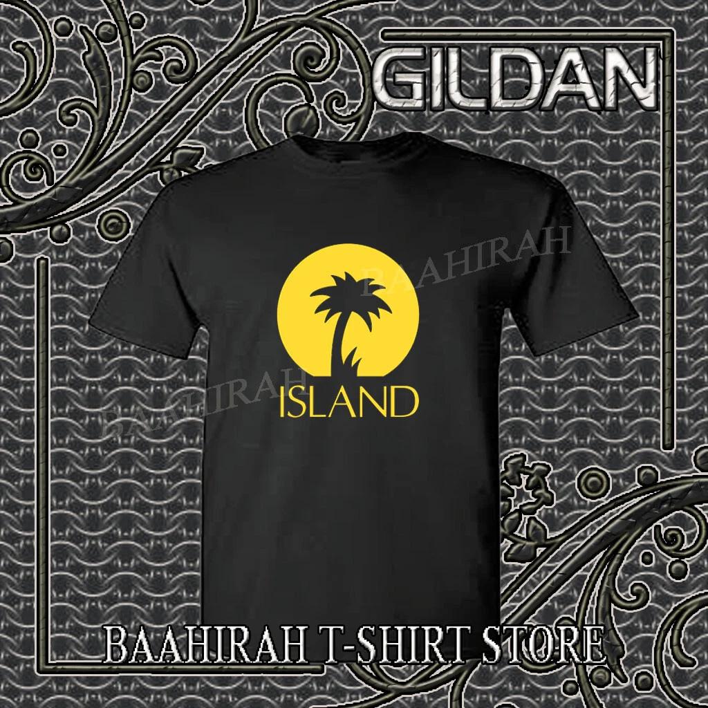 New Shirt Island Records Palm Music Records Logo Funny T-Shirt Size S to 5XL