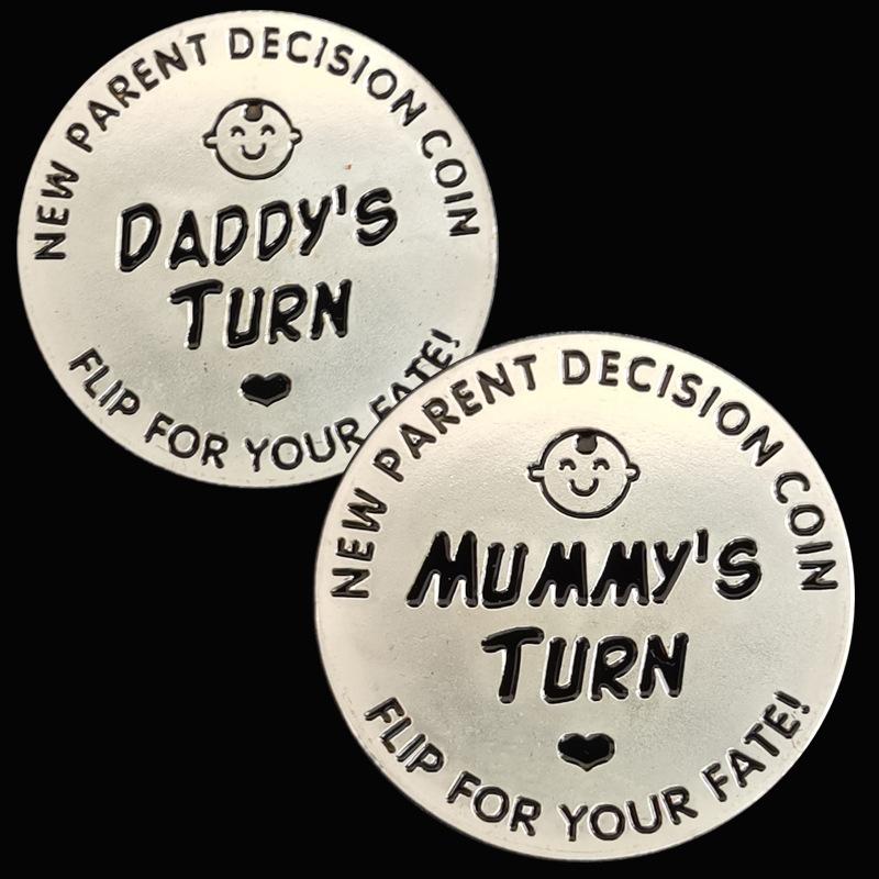 Children's Challenge Coins, Parental Decision Coins, Fun Game Coins, Metal Commemorative Coins, Creative Gifts, Toys, Tooth Fairy Coins