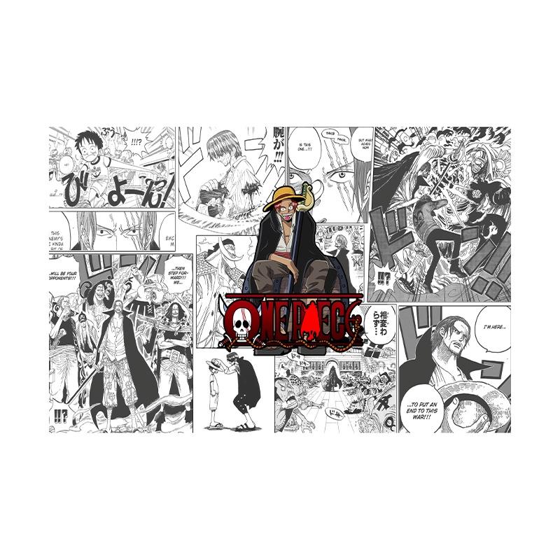 Декоративный постер, цельный аниме-персонаж, красные волосы, хвостовики, фон, ткань для декора стен дома, спальни