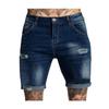 2026 New Fashionable Stretchy Personalized Casual Ripped Jeans Men's Cropped Pants