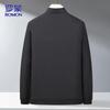 ROMON Men's Business Casual Stand-Collar Jacket