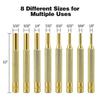 Roll Pin Punch Set, Punch Removing Repair Tools, Including Brass Pin Punches, Steel Pin Punches with Storage Pouch