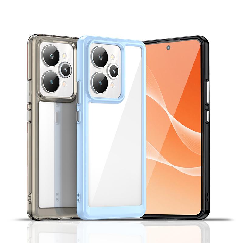 Прозрачный цветной ТПУ чехол для Realme 15 Pro 5G Защитная крышка Прозрачный Fundas Coque Capa