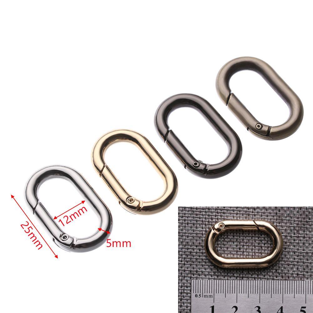 Accessories Camping Hiking Outdoor Carabiner Bag Belt Buckles Spring Oval Rings Handbags Clips