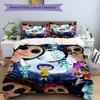 3pcs Coraline (2) Design Cover Set - HD Printed Bedding with 1 Cover and 2 Pillowcases - Perfect for Home and Dorm Decor