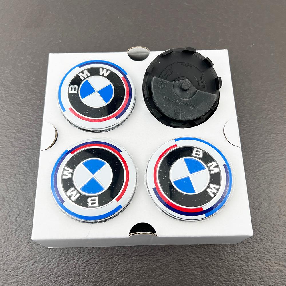 AWROY1 4Pcs 56mm 68mm Floating Wheel Center Caps ABS Hub Logo Covers for BMW E90 E92 F30 F10 X1 X3 X5 X6 M3 M5 M6 Performance Auto Styl
