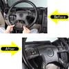 4 шт. Рамка для декора кнопок рулевого колеса из углеродного волокна для Hummer H2 2003-2007